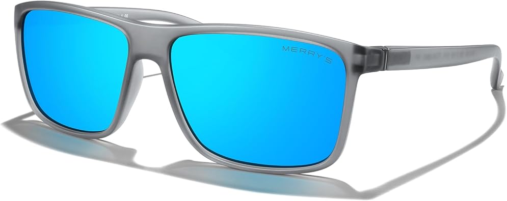 Rectangular Polarized Sports Sunglasses for Men Women Cycling Driving Fishing UV400 Protection