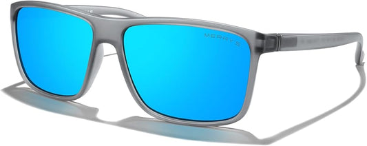 Rectangular Polarized Sports Sunglasses for Men Women Cycling Driving Fishing UV400 Protection