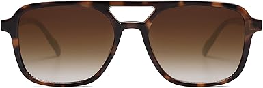 Retro Aviator Sunglasses for Women Men,Trendy Rectangle Womens Mens Shades Sun Glasses