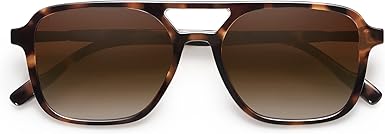 Retro Aviator Sunglasses for Women Men,Trendy Rectangle Womens Mens Shades Sun Glasses