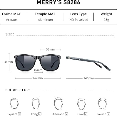 Unisex Polarized Aluminum Sunglasses Vintage Sun Glasses For Men/Women