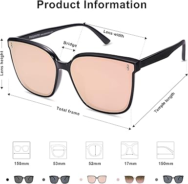 Sunglasses for Women Men Vintage Style Shades